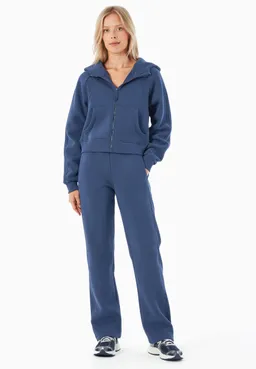 ORGANICATION ORGANICATION Damen vegan Hoodie Full Zip Joddy Navy – Produktbild 1 von 1