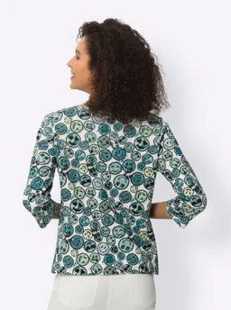 heine Rundhalsshirt jade-kalkmint-bedruckt – Produktbild 1 von 1