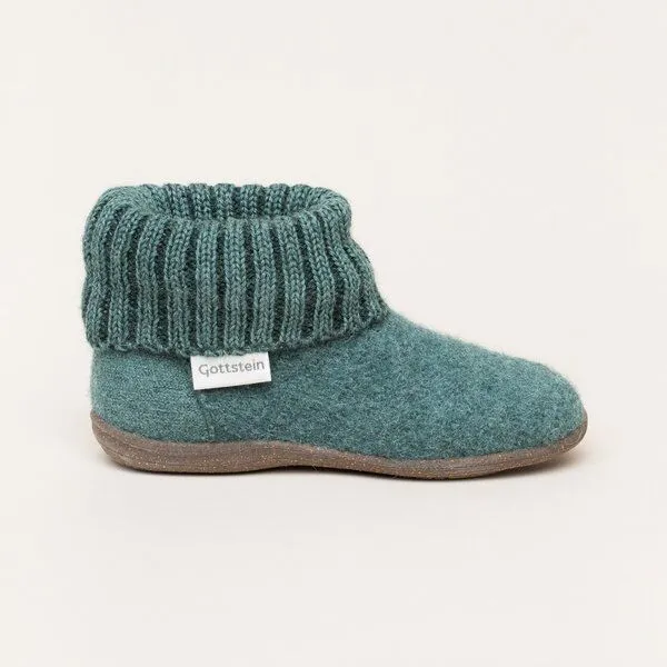 Gottstein Gottstein Kinder Hüttenschuh Alpine Boot RU für Jungen & Mädchen, Grün, – Produktbild 5 von 6