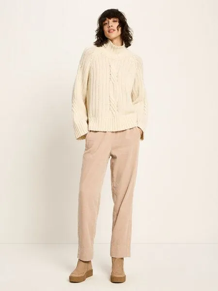 LANIUS LANIUS Rippenpullover, Off white, – Produktbild 2 von 4