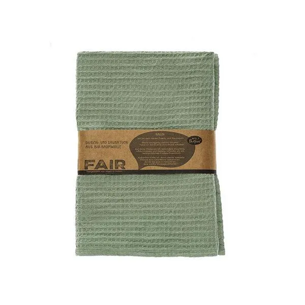 weltPartner weltPartner Dusch- und Saunatuch, Bio-Baumwolle, 100x150 cm, Mint (grün), – Produktbild 1 von 3