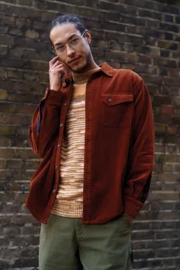 KOMODO KOMODO Herren vegan Overshirt Karda Chestnut – Produktbild 1 von 1