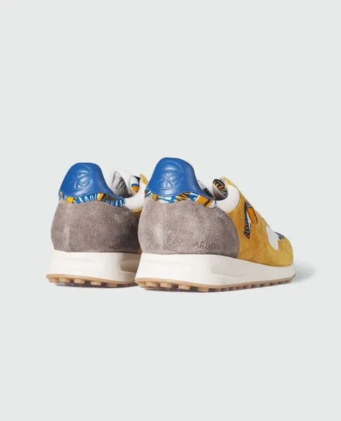 PANAFRICA PANAFRICA Arusha - Unisex Recycling Sneaker, Safran (gelb), – Produktbild 3 von 4