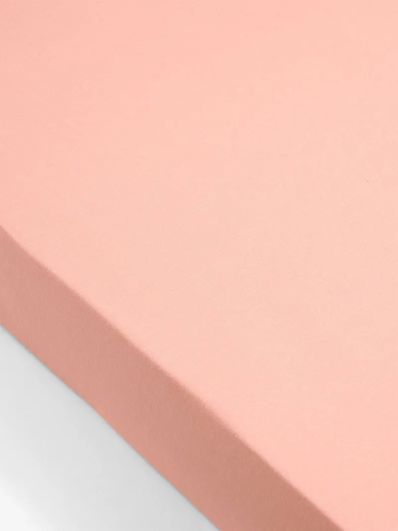 Vertbaudet Kinder Spannbettlaken, Altrosa, – Produktbild 2 von 2