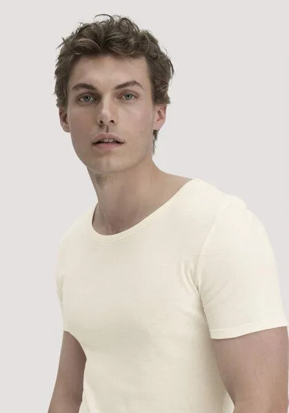 hessnatur hessnatur T-Shirt PURE COTTON aus reiner Bio-Baumwolle, Natur, – Produktbild 4 von 4