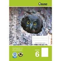 BUND BUND Heft A5 Lineatur 6, blanko – Produktbild 1 von 1