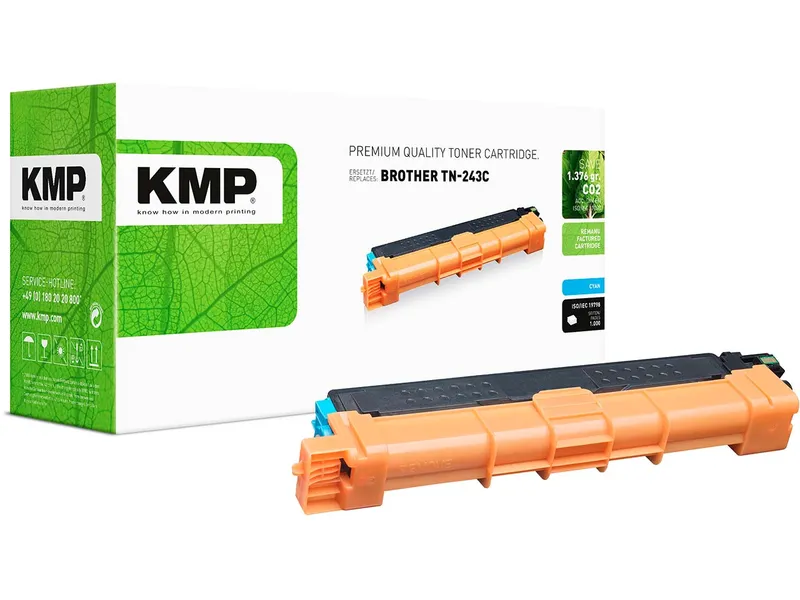 KMP KMP Toner ersetzt Brother TN-243C cyan – Produktbild 1 von 2