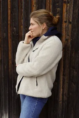 Kultgut Kultgut ProEarth- New Recycling Generation - Kuschelige Sherpa Fleecejacke / With Love – Produktbild 1 von 1