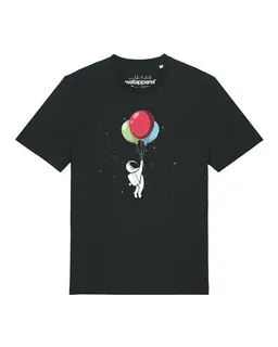 watapparel watapparel T-Shirt Unisex Little Balloon Astronaut – Produktbild 1 von 1
