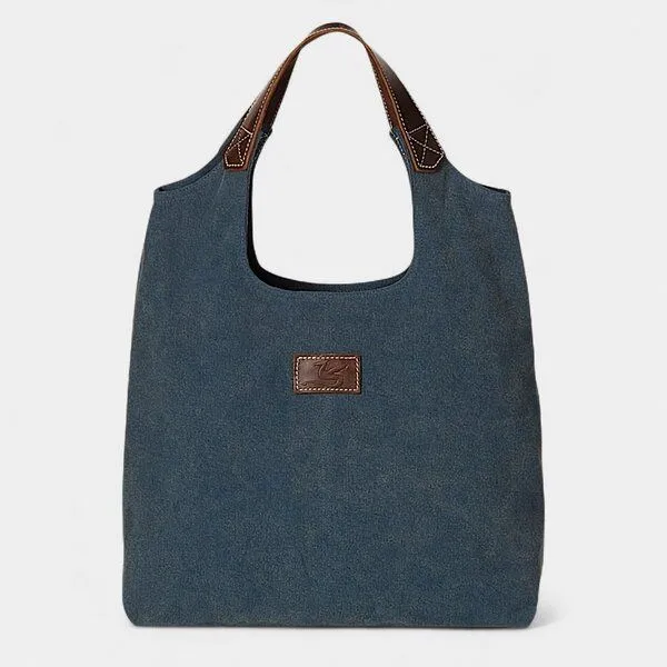 Dragolina Dragolina Schultertasche Fräulein Hilda, Jeansblau (blau), – Produktbild 1 von 1