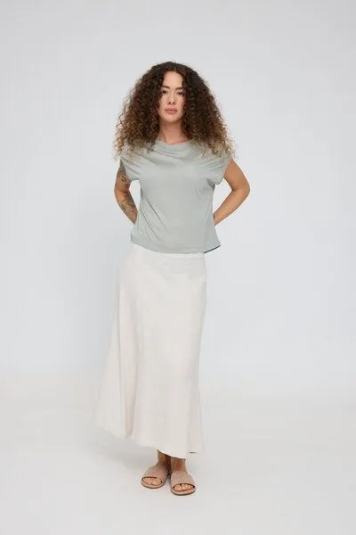 Mazine Mazine Lockeres T-Shirt, Aqua grey, – Produktbild 4 von 4