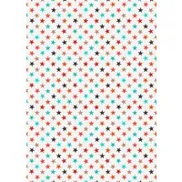 5 Bogen Recycling Geschenkpapier "Stars" 50 x 70 cm, 80g/m² – Produktbild 1 von 1