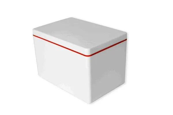 ajaa ajaa Die längliche Aufbewahrungsbox aus Biokunststoff 2,1 l, Mandarin, – Produktbild 1 von 4