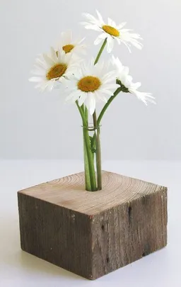 Die Schreiner Christoph Siegel Die Schreiner Christoph Siegel Holzvase Natur-Pur eckig – Produktbild 1 von 1