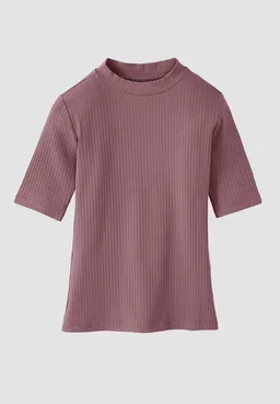 recolution Damen Rib Longsleeve aus Leinen und LENZING ECOVERO Viskose Mix - DANDELION - recolution – Produktbild 1 von 1