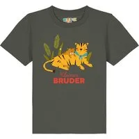 watabout kids watabout.kids T-Shirt Kinder Tiger Kleiner Bruder, Khaki, – Produktbild 1 von 1