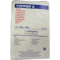 Solventum Germany TOPPER 8 Kompr.10x20 cm unsteril 200 St Kompressen – Produktbild 1 von 1