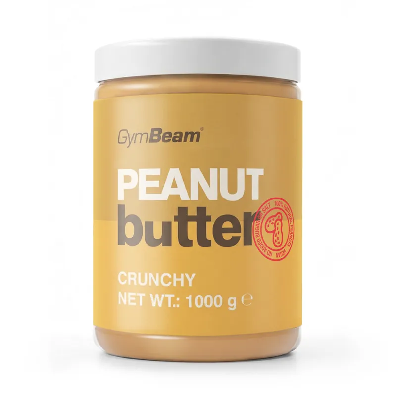 GymBeam Food GymBeam Erdnussbutter 1000 g knusprig – Produktbild 1 von 1