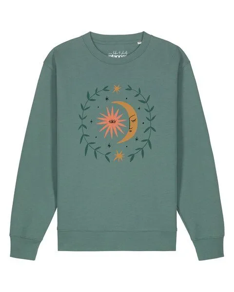 watapparel watapparel Sweatshirt Unisex Love and flex, Green bay, – Produktbild 1 von 2