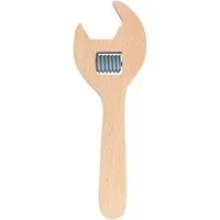 MAMAMEMO Kinder Schraubenschlüssel aus Holz Maße 17 x 6 x 1 cm – Produktbild 1 von 1