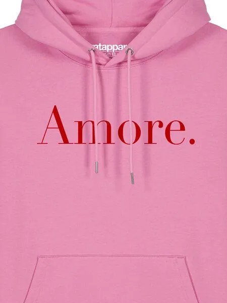 watapparel watapparel Hoodie Unisex Amore, Bubble pink, – Produktbild 3 von 3