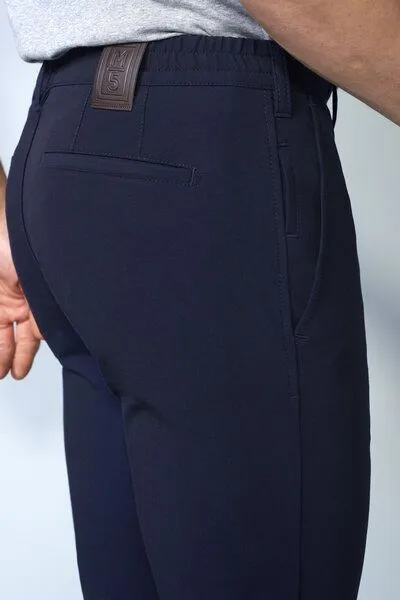 M 5 BY MEYER M 5 BY MEYER Chino mit Stretchbund, Blau (dunkelblau), – Produktbild 5 von 7