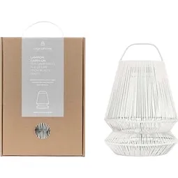 Originalhome Originalhome Lampion tragbare Laterne aus recyceltem Material, hellgrau – Produktbild 1 von 1