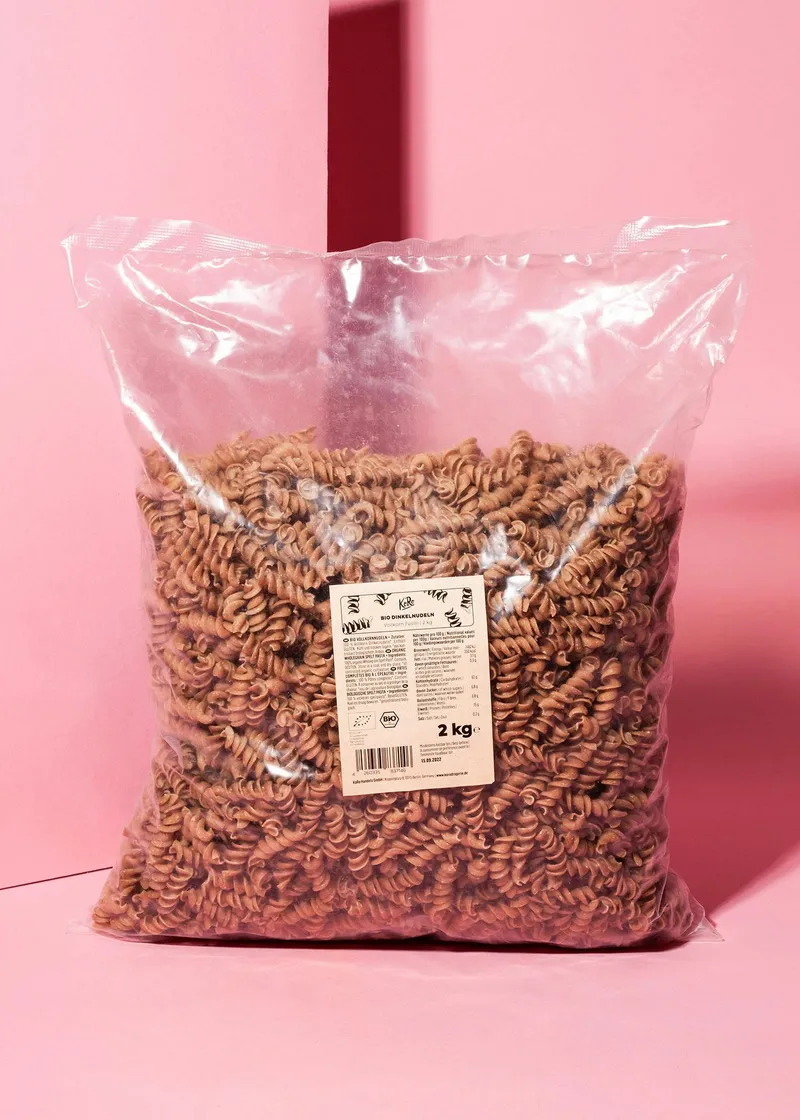 KoRo Bio Vollkorn Dinkelnudeln 2 kg – Produktbild 1 von 5