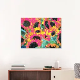 Photocircle Photocircle Poster / Leinwandbild - Pink Sunflowers – Produktbild 1 von 1