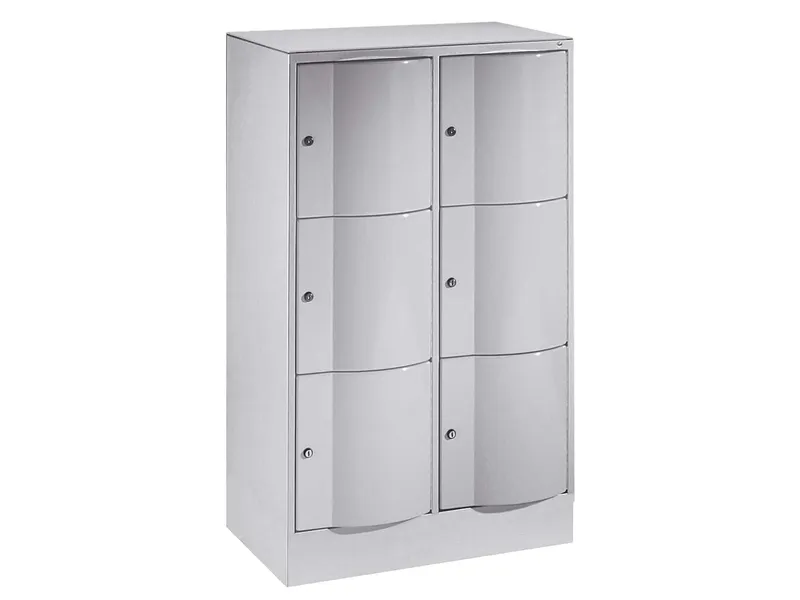 C+P C+P Schließfachschrank 2 Türme lg/si 3er – Produktbild 1 von 1