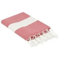 furora HOLIDAY furora HOLIDAY Strandtuch groß 100x200 cm, aus Baumwolle | Hamamtuch Badetuch, 100x200cm | coral, – Produktbild 1 von 1