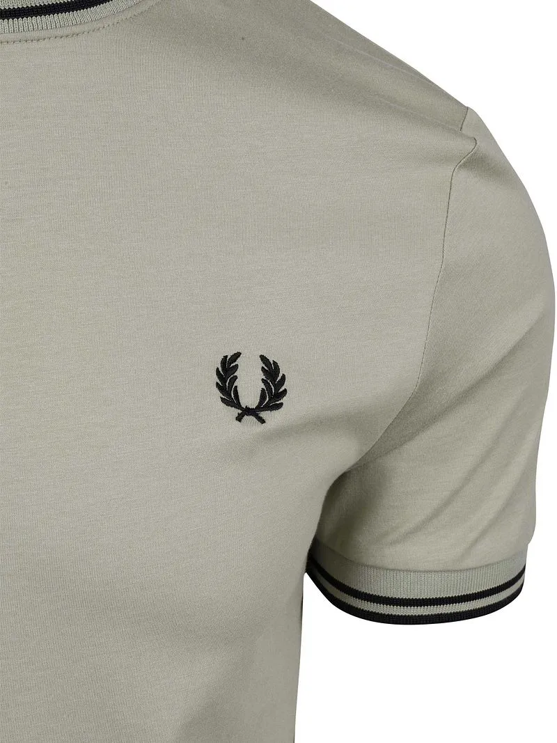 Fred Perry Fred Perry Twin Tipped T-Shirt Grün S23 - Größe XL, Grün, – Produktbild 5 von 5