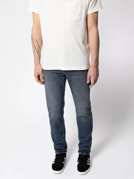 Nudie Jeans Nudie Jeans Jeans - Steady Eddie II - aus einem Bio-Baumwolle/Elastan Mix, Blue, – Produktbild 5 von 8