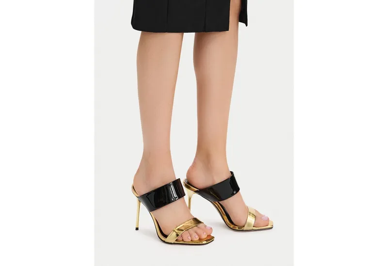 Eva Minge Damen-Flip-Flops, schwarz Badepantolette, Schwarz, – Produktbild 2 von 4