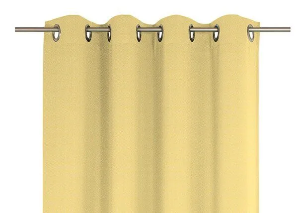 Nature by Adam Nature by Adam Vorhang aus 100% Bio-Baumwolle - Made in Germany - Graphic Ventus light, Gelb, – Produktbild 5 von 7