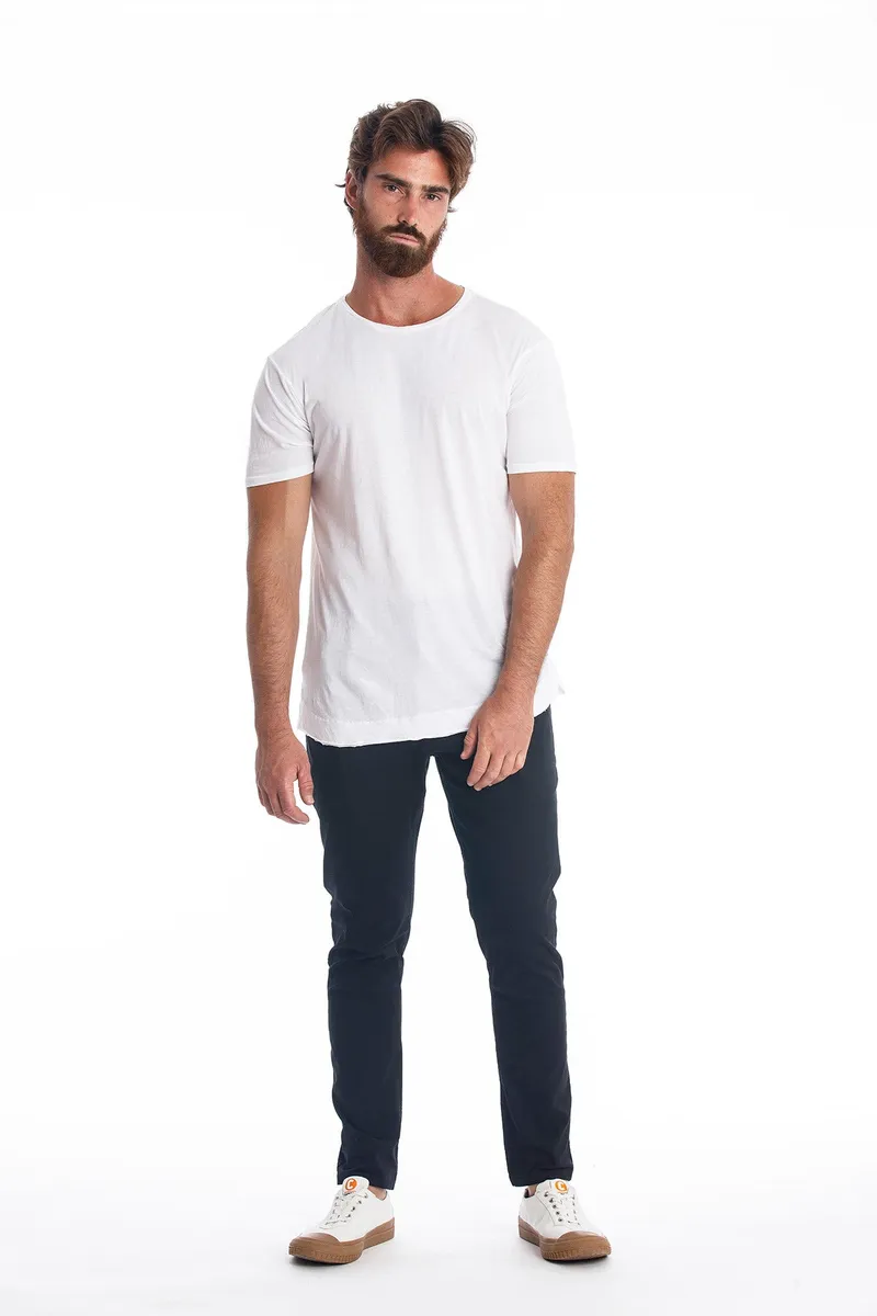 RAVENS VIEW IBIZA RAVENS VIEW IBIZA Herren vegan T-Shirt Rick Gebogen Weiß, Weiß, – Produktbild 1 von 2