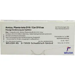 Weleda WELEDA ARNICA PLANTA tota D 10/Cor D 10 aa Ampullen 8X1 ml Ampullen – Produktbild 1 von 1