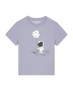 watapparel watapparel T-Shirt Frauen Kleiner Astronaut mit Luftballon – Produktbild 1 von 1
