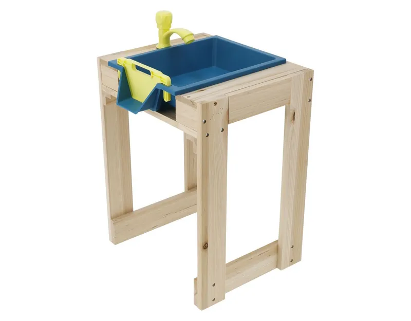 lupilu Wasserspieltisch Lupilu Wasserspieltische aus Holz mit 3 Spielebenen – Produktbild 4 von 5