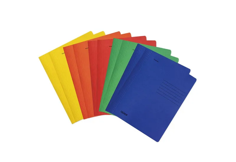 Falken Falken Hefter Schnellhefter A4 Manila-RC-Karton 240g/qm intensivfarben sortiert – Produktbild 3 von 4