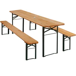 Casaria® Casaria Deuba Bierzeltgarnitur 170cm – Produktbild 1 von 1