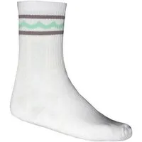 FÄDD FÄDD Unisex Socken Bio-Baumwolle "Wellensport" Weiß Pink/ Grün o. Schwarz – Produktbild 1 von 1