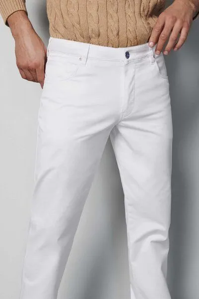 M 5 BY MEYER M 5 BY MEYER Super Stretch Performance Denim, Weiß (white), – Produktbild 5 von 5