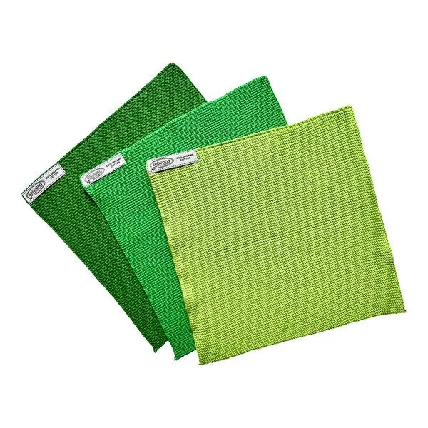 Solwang Design Solwang Design 3er-Set Spültücher aus 100% Biobaumwolle, Frisches grün kombi, – Produktbild 2 von 2