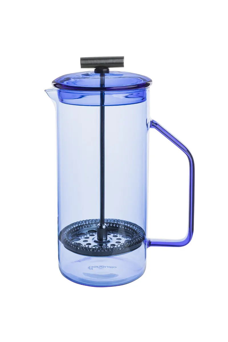 Tranquillo Tranquillo French Press RAIINBOW – Borosilikatglas, Blau, – Produktbild 5 von 5