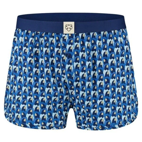 A-Dam A-Dam Boxershort Gemustert, Johnny (blau), – Produktbild 1 von 1