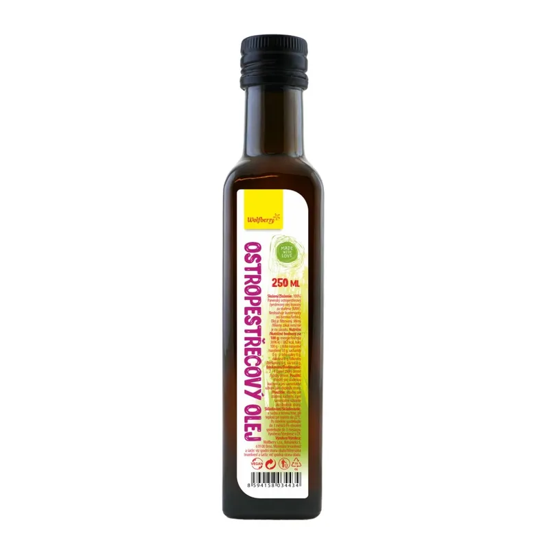 Wolfberry Wolfberry Mariendistelöl - Wolfsbeere 250 ml – Produktbild 1 von 1