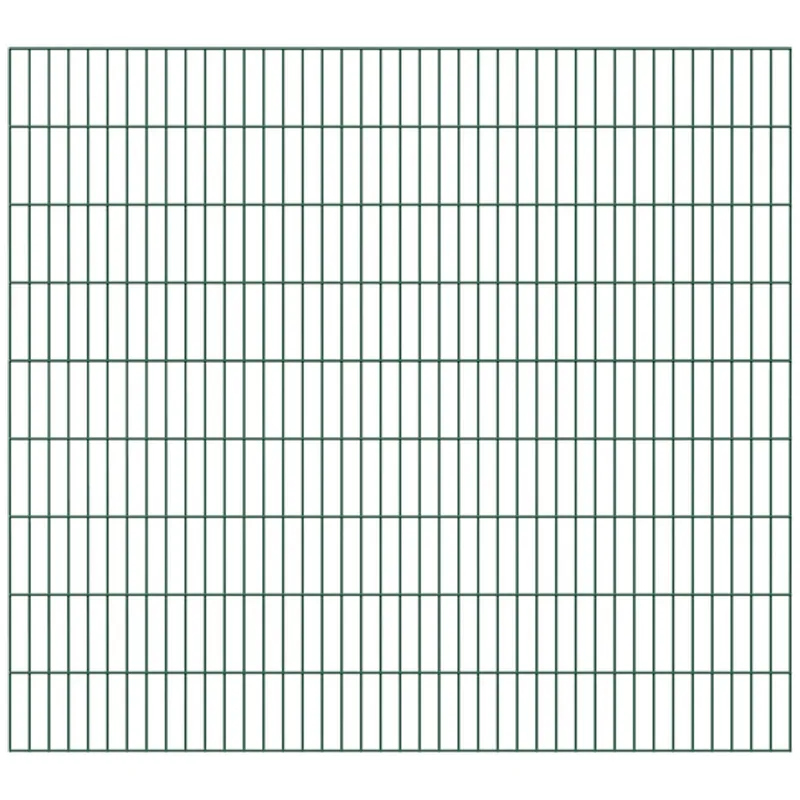 Alberts ALBERTS Doppelstab-Gittermatte, verz.grün, BxH2000x1800mm, Draht-Ø6/5/6, Masche50x200mm – Produktbild 1 von 1