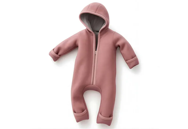 Alavya Home® Overall Alavya Home Walkoverall Bio-Schurwolle Rosa, 74/80 Wollfleece mit Reißverschluss, Walk Woll-Anzug für Kleinkind und Baby, Rosa, – Produktbild 3 von 4