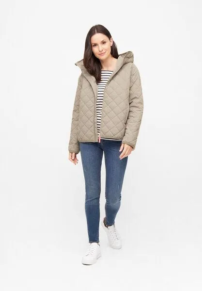 derbe derbe Steppjacke „Quiltby Short“, Cobblestone, – Produktbild 3 von 4